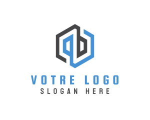 App - Industrial Hexagon Business logo design