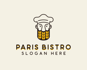 Wheat Beard Baker logo design