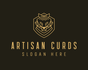 Elegant Tiger Crest logo design