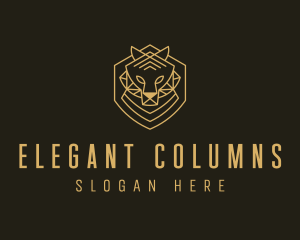 Elegant Tiger Crest logo design