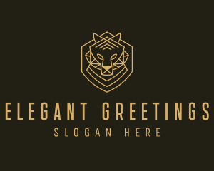 Elegant Tiger Crest logo design