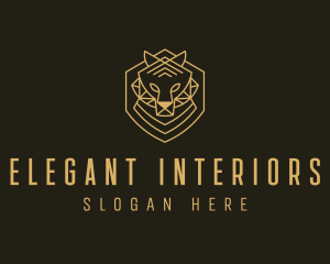 Elegant Tiger Crest logo design