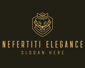 Elegant Tiger Crest logo design