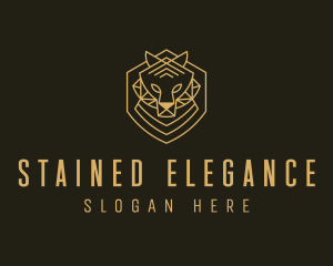 Elegant Tiger Crest logo design