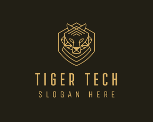 Elegant Tiger Crest logo design