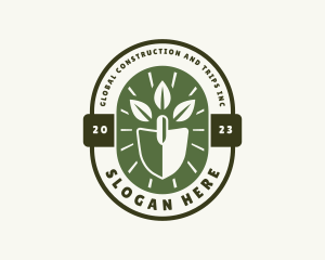 Produce - Garden Leaves Shovel logo design