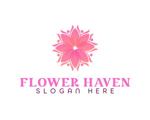 Wellness Flower Mandala logo design