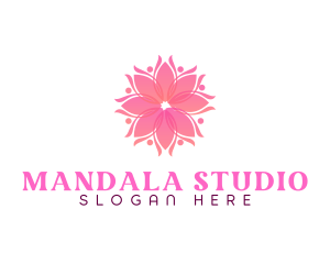 Mandala - Wellness Flower Mandala logo design