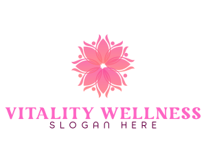 Wellness Flower Mandala logo design