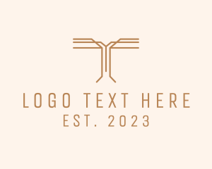 Advisory - Business Letter T logo design
