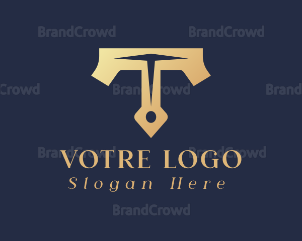 Publishing Company Letter T Logo