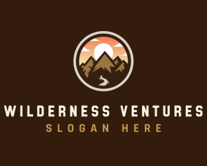 Mountain Adventure Traveler Logo