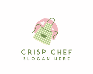 Cute Cooking Apron logo design