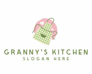 Cute Cooking Apron logo design