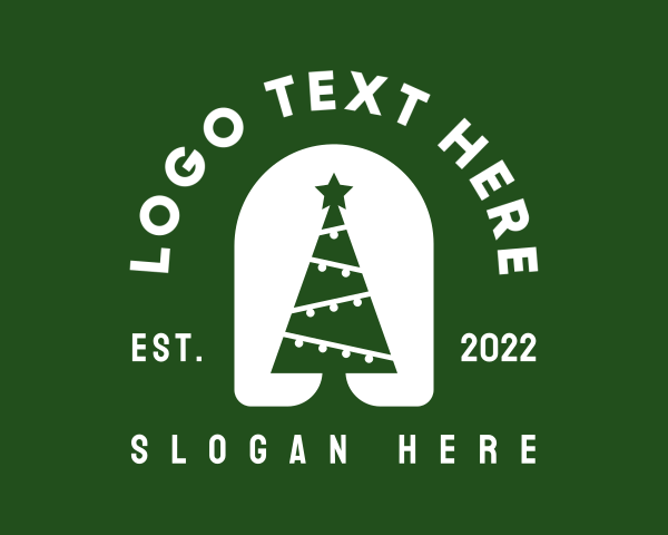 Xmas - Xmas Christmas Tree logo design