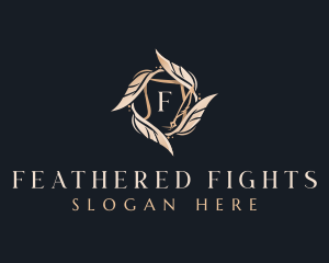 Quill Pen Feather logo design