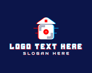 Music Label - Glitch House Music logo design