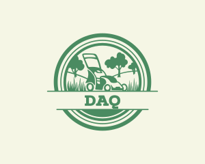 Lawn Mower - Lawn Mower Lawn Care Landscaping logo design