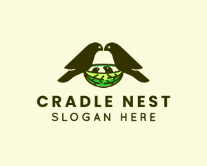 Wildlife Bird Nest  logo design