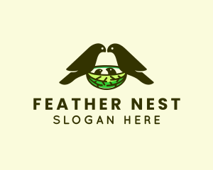 Wildlife Bird Nest  logo design