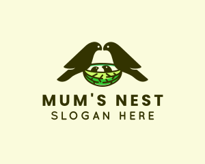 Wildlife Bird Nest  logo design