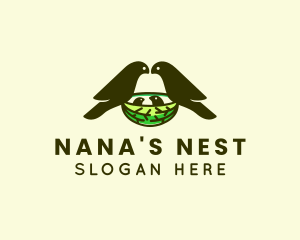 Wildlife Bird Nest  logo design