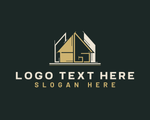 City - Residential House Architecture logo design