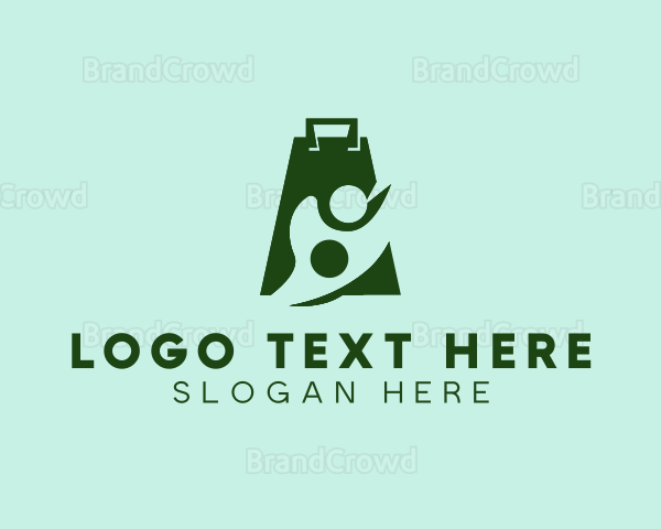 Person Shopping Bag Logo