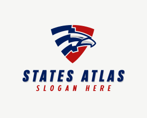 American Eagle Shield logo design