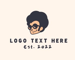80s - Retro Guy Cartoon logo design