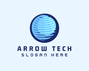 Global Tech Company logo design