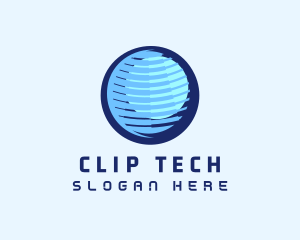 Global Tech Company logo design