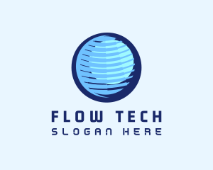 Global Tech Company logo design