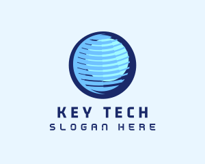 Global Tech Company logo design