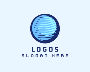 Data Technology - Global Tech Company logo design