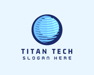 Global Tech Company logo design