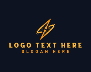 Socket - Lightning Plug Electricity logo design