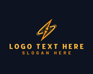 Electrical - Lightning Plug Electricity logo design