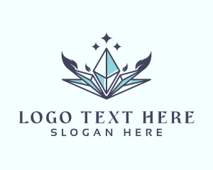 Crystal - Blue Diamond Jeweler logo design