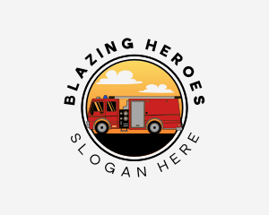 Firefighter - Fire Truck Equipment logo design