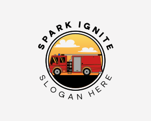 Fire Truck Equipment logo design