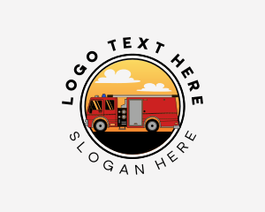 Truck - Fire Truck Equipment logo design