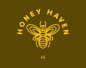 Beekeeping - Natural Bee Farm logo design