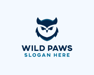 Bird Owl Wildlife logo design