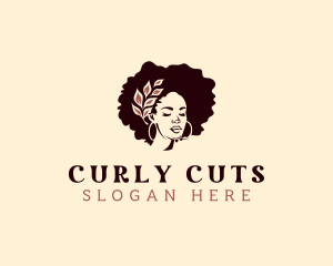 Curly - Curly Beauty Salon logo design