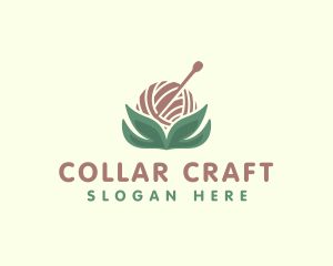 Yarn Pin Crafts logo design