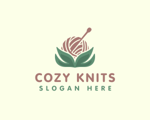 Yarn Pin Crafts logo design