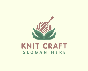 Yarn Pin Crafts logo design