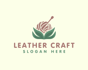 Yarn Pin Crafts logo design