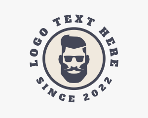 Handsome - Hipster Sunglasses Gentleman logo design